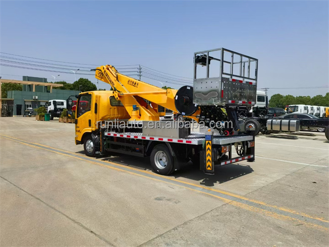 New Bucket Telescopic Skylift 18m 22m Price of Aerial Work Platform Truck
