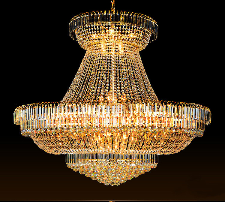 Decorative Artistic Modern E14 Crystal Pendant Light 110V Size Customize