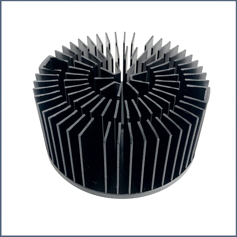 Aluminum Cooper Tube Radiator Heat Sink 120x12x210mm Durable