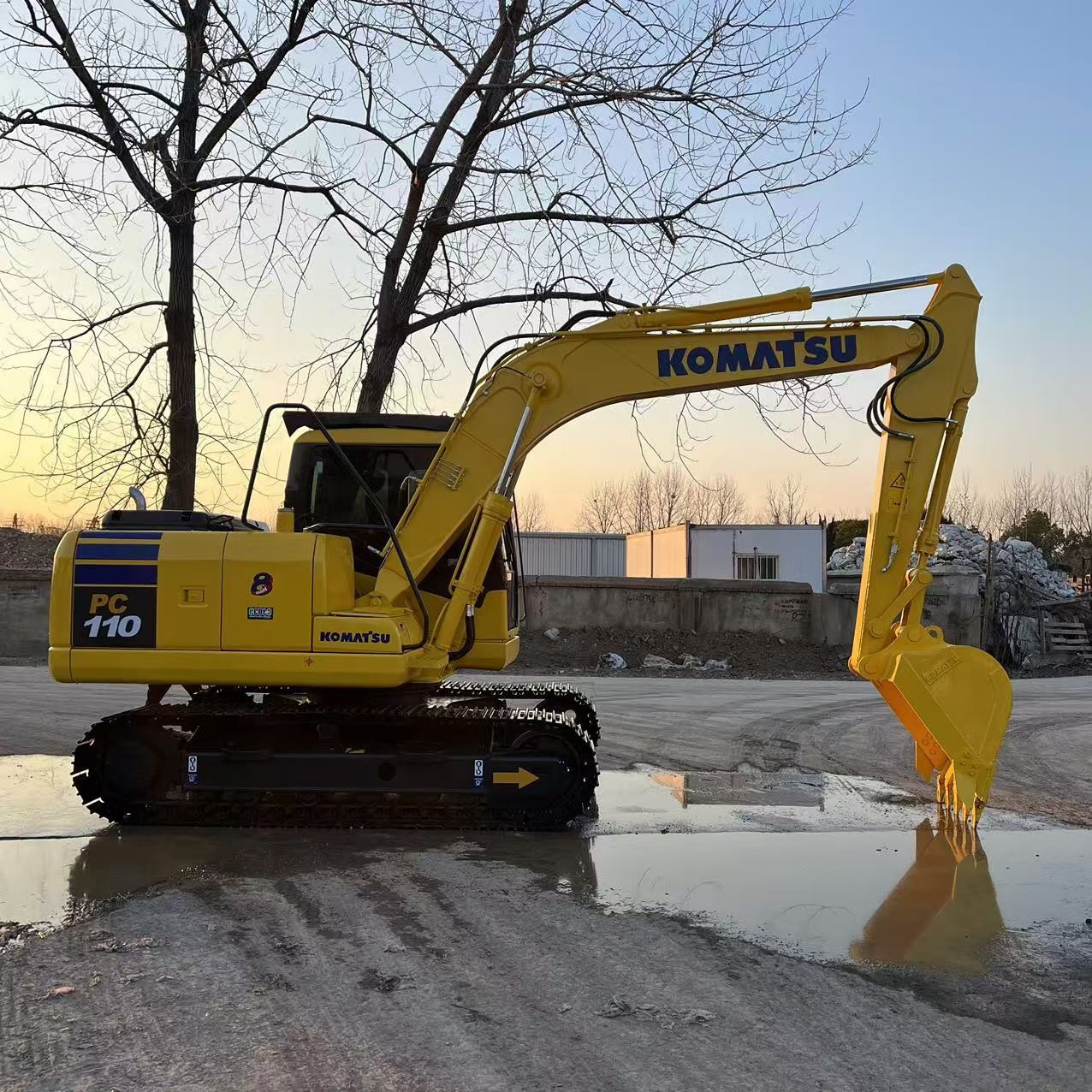 Construction Machinery Komatsu PC110 Crawler Used Excavators