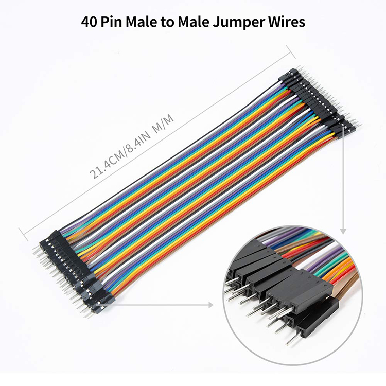 10cm 20cm 30cm Female to Female Male to Male 40 Pin Dupont Connector Breadboard GPIO Jumper Wires for Arduino Raspberry Pi