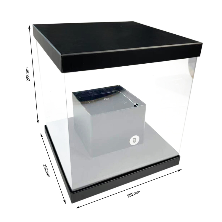 High End Transparent Flower Box Matt Lamination Recyclable And Portable
