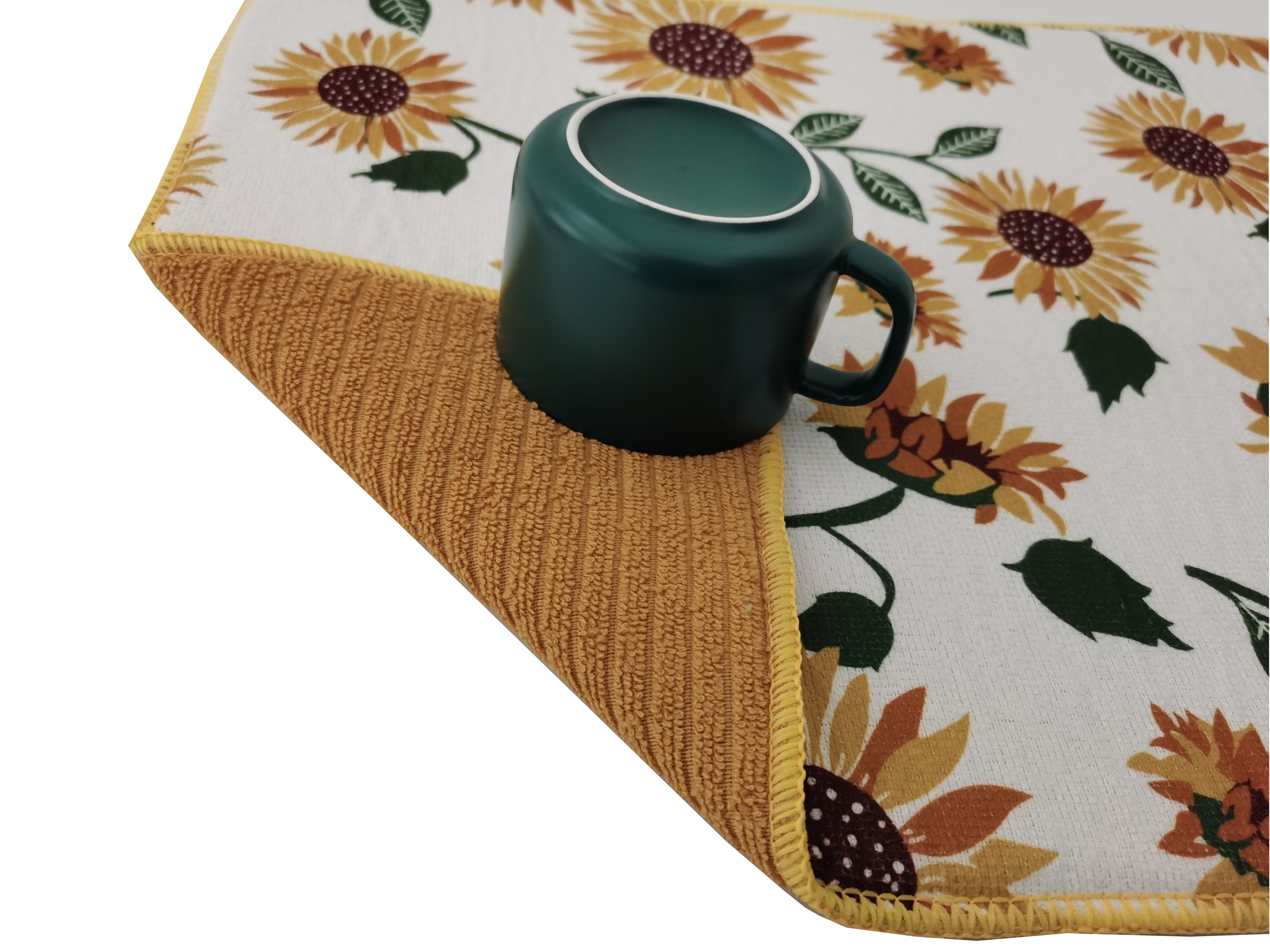 Double Sides Microfiber Dish Drying Mat Printing Designs