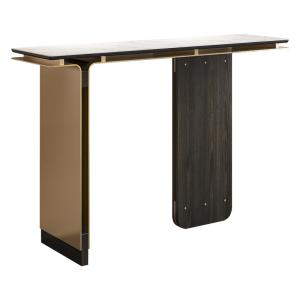  White Small Marble Console Table Oak Mixed Stainless Steel Console Table Manufactures