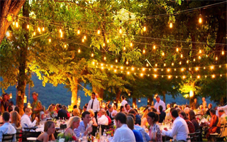 IP65 15M 15Bulbs LED S14 String Lights E27 LED Retro Edison Filament Bulb Outdoor Garden Patio Holiday Wedding Light String