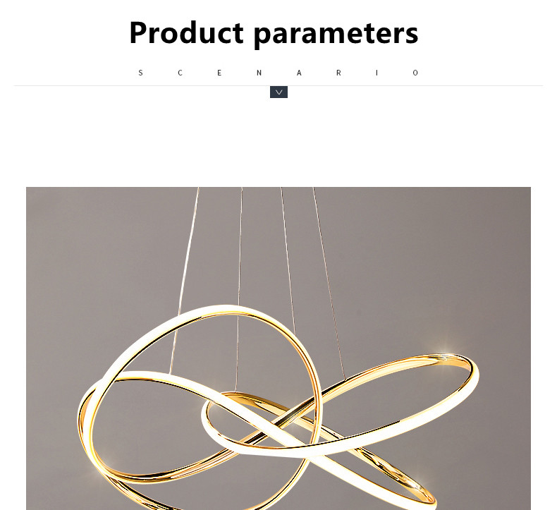 Modern luxury chandeliers Design Home Living Room Dining Room golden chandeliers(WH-MI-394)
