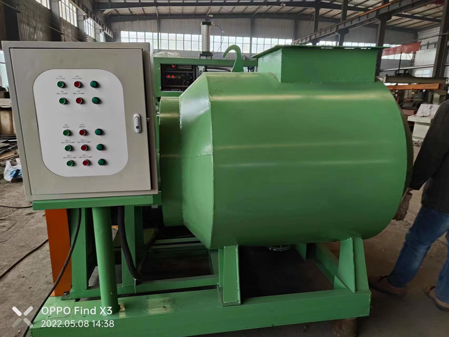 Efficient Apple Tray Making Machine With Frequency 50HZ For Smooth Production