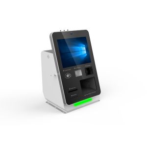 Self Service Kiosk with passport scanner card reader