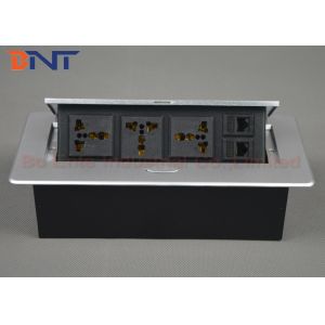 Smart Office Desktop Hidden Hydraulic Pop Up Power Socket Box 3* Universal power
