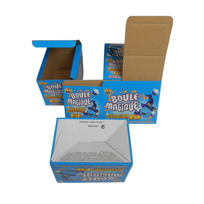 Custom Corrugated Cardboard Pre-Glued Auto-Lock Bottom Box Toy Packaging