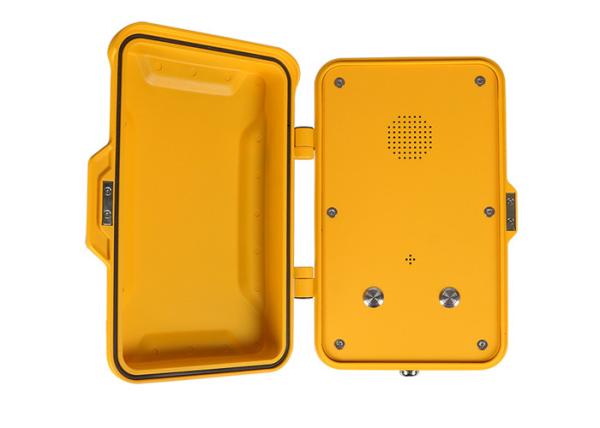 IP67 Outdoor Emergency Industrial VoIP Phone SIP Intercom Simple Installation