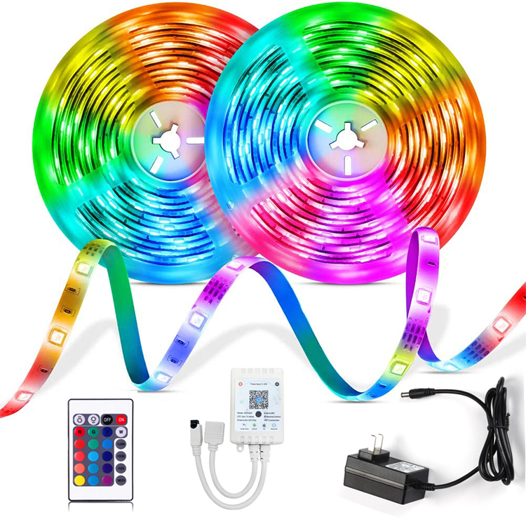 16.4ft Tuya Smart App Led Strip IP65 Smart WiFi LED Light Waterproof