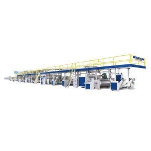 accuracy Cardboard Box Making Function High Speed Corrugated Cardboard Production Line