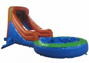 Single slide inflatable water slide small inflatable water slide with pool for kids Manufactures