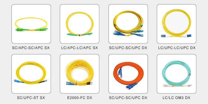 0.9mm 2.0mm 3.0mm 9/125um Singlemode Simplex SC APC Patch Cord