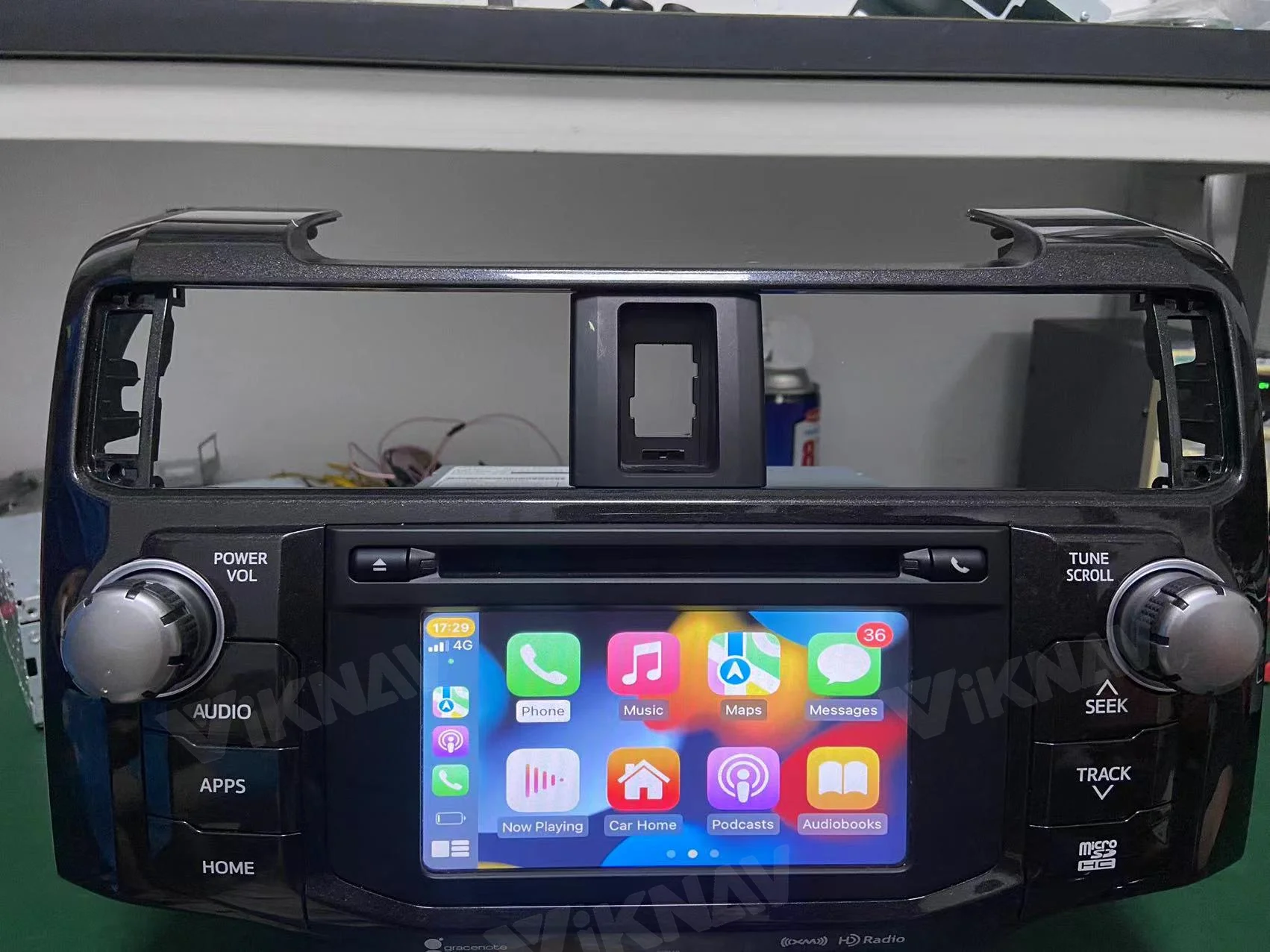 Viknav Linux System OEM Car For Toyota Crown Fujitsu Ten 2014-2019 Upgrade Decoder Box MuItimedia Wireless CarPlay