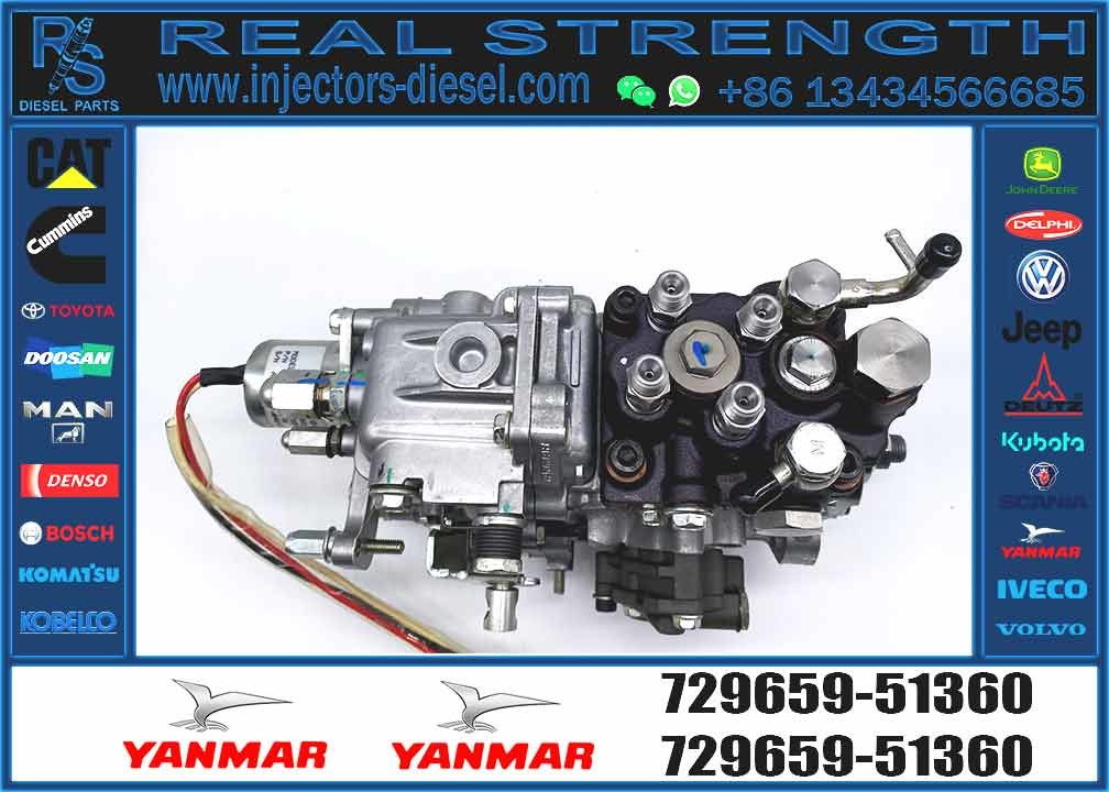 High Pressure Common Rail Fuel Injection Pump Assy for 729642-51420 729659-51360 4TNV88 4TNV98 Yanmar Engine