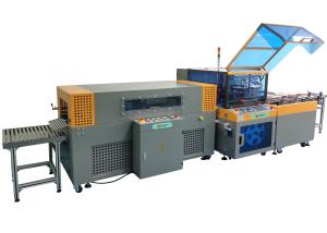  ISO9001 Shrink Film Wrapping Machine , Box Shrink Packing Machine PLC Control Manufactures
