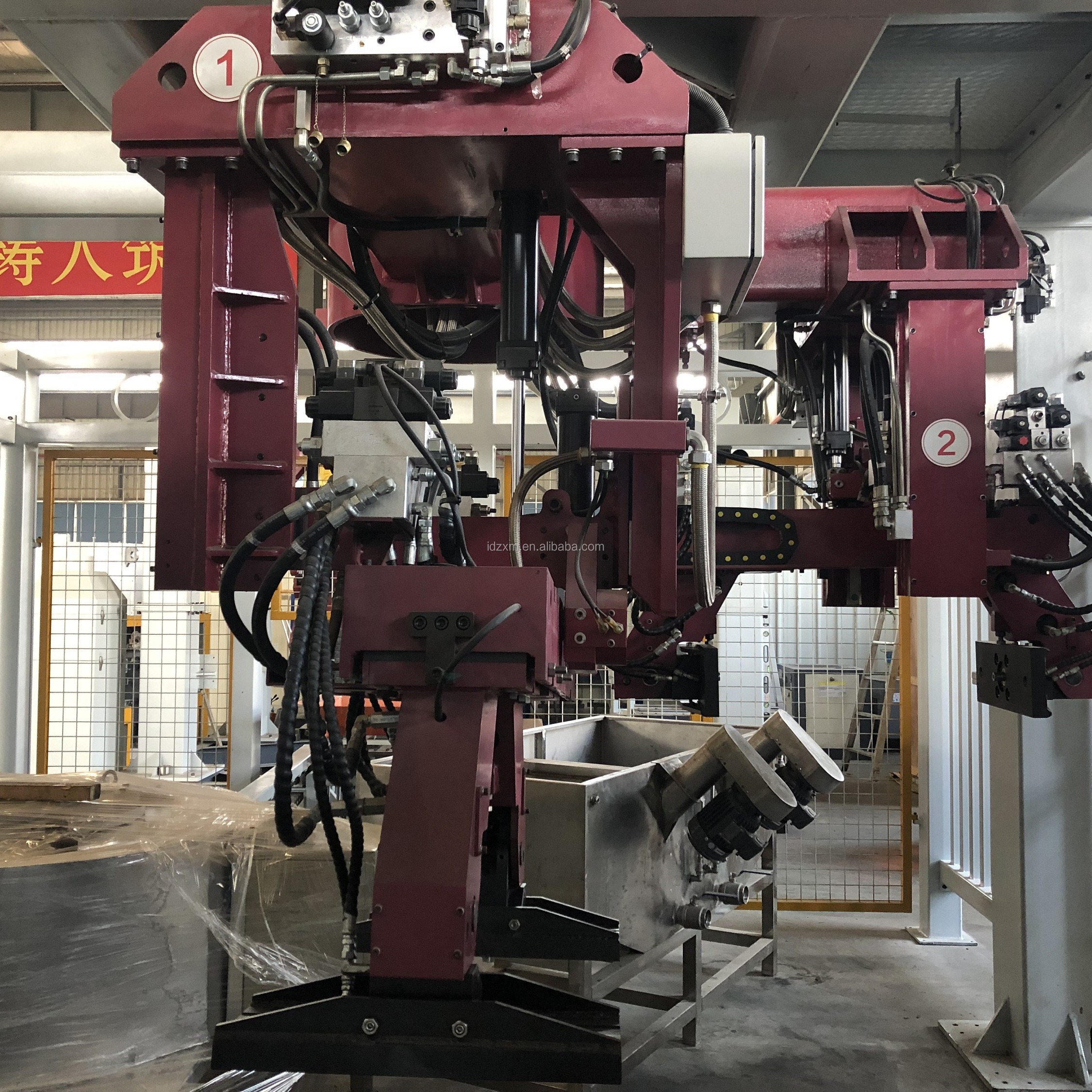 Metal LPDC Machine Automatic Low Pressure Die Casting Machine For Brass Faucet