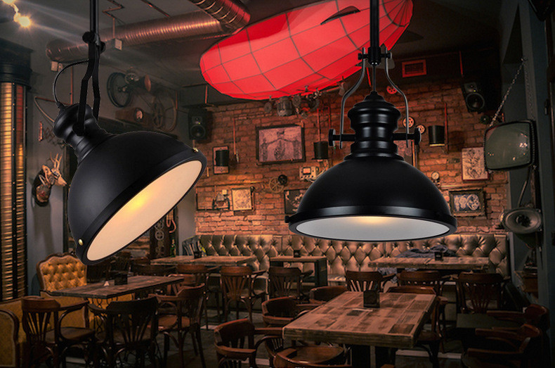 Retro Loft Industrial Style Restaurant Chandelier Bar Simple Bar Villa Project 3 head dining table light(WH-VP-236)