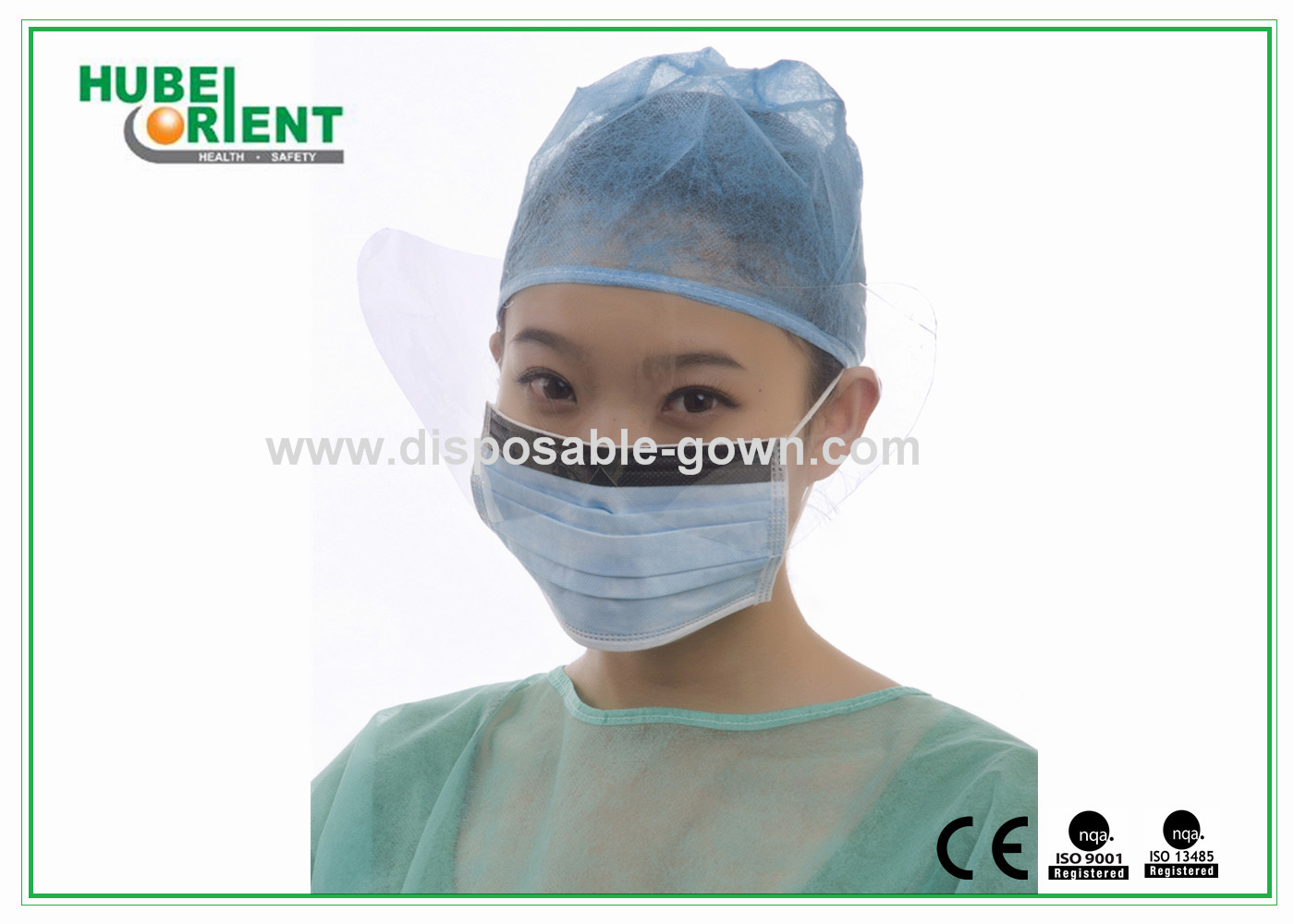 Disposable Non Woven Face Mask With Anti Fog Visor