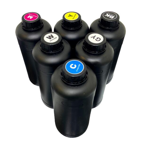 CMYKW V UV Ink 100ml 70ml For Stickers Printing UV Printer Bright Color