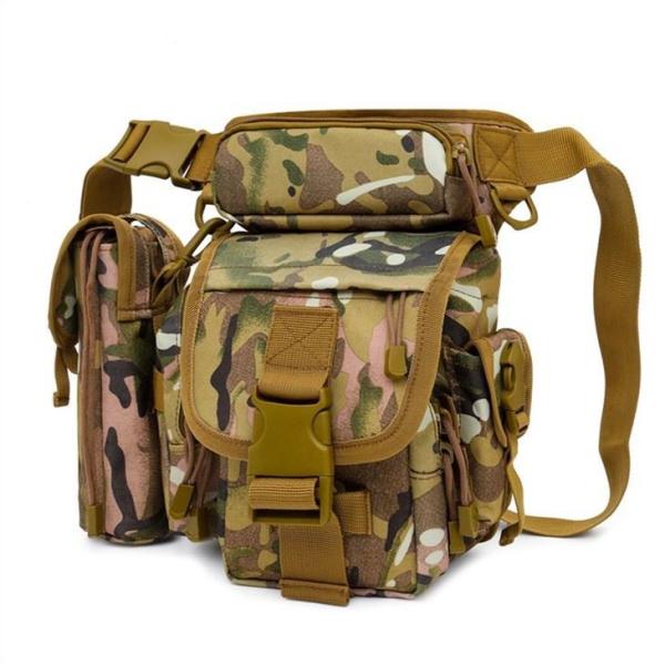 Hiking Waterproof Army Waist Rucksack, Military Pack Army Survival Combat
