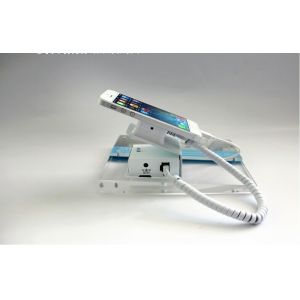 COMER alarm display cable locking holder for mobile stands with security and
