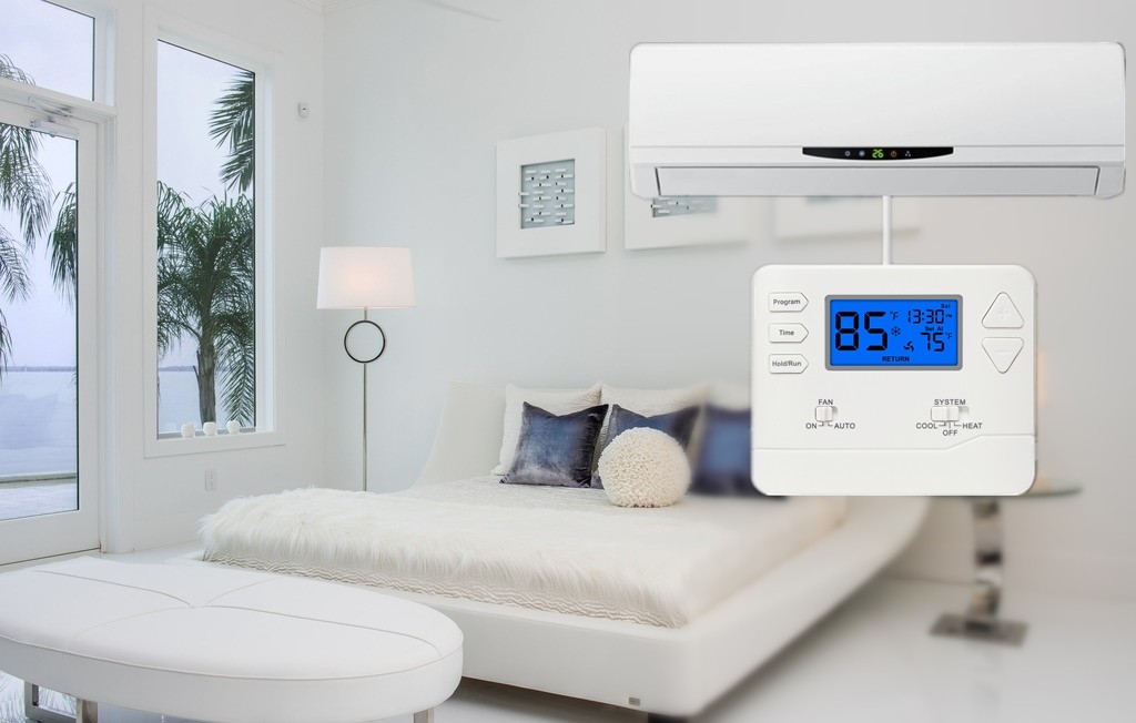 1℃ Accuracy 24V Multi Stage Thermostat For Air Conditioner