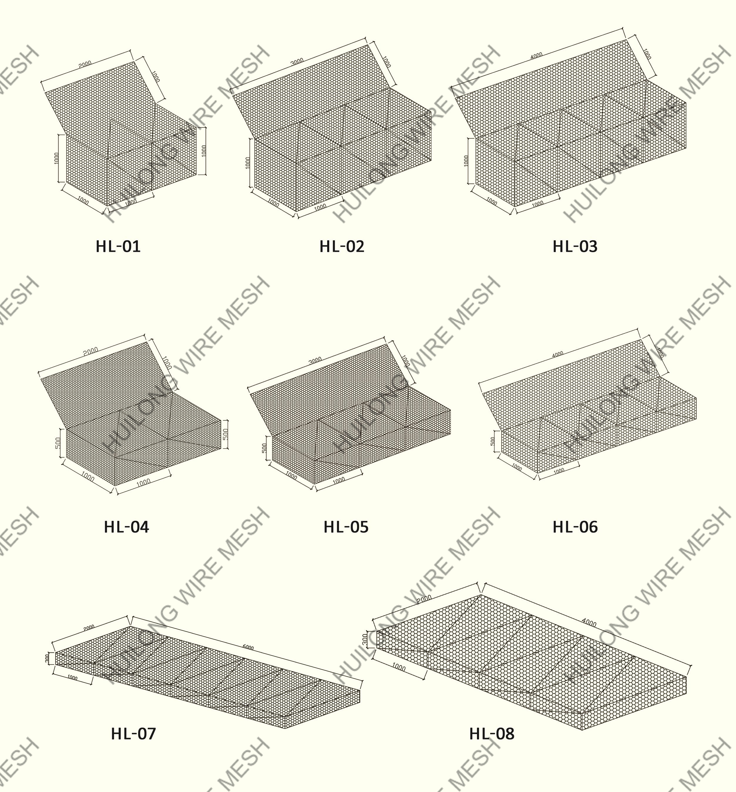 Double Twist Gabion Hexagonal Wire Mesh 3mm For Coastal Defences