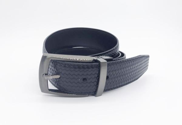 3.3cm Men's Reversible Leather Belt Classic Cow Genuine Leather Luxury Strap