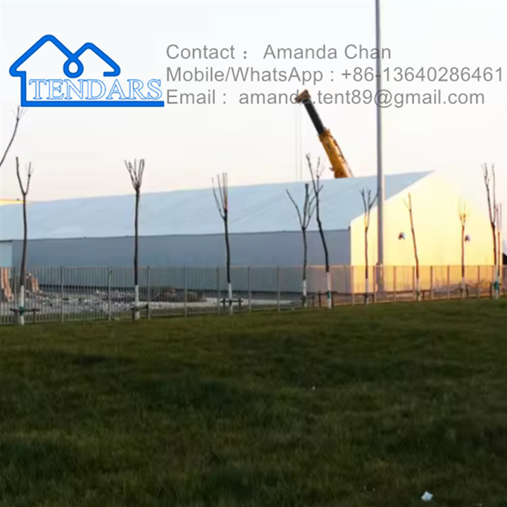 Waterproof Aluminum A Shape Marquee Warehouse Storage Tent Large Outdoor Tent