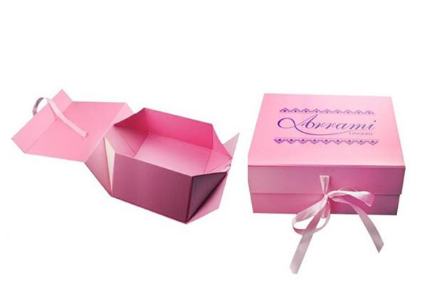 PVC Window Bespoke Foldable Gift Box Gift Packing Double Side Tape For Coin