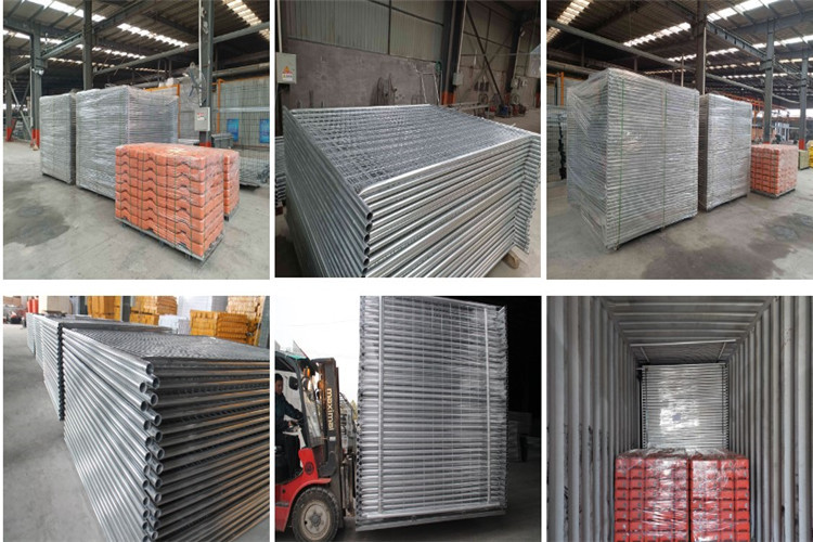 Customizable Temporary Security Fence 32mm Frame With Metal Feet
