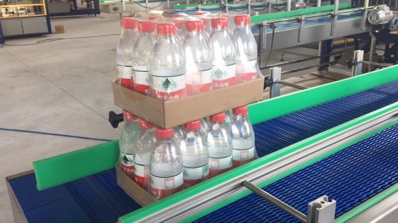 Automatic L Type Beverage Shrink Packing Machine For PET / Glass Bottle / Can