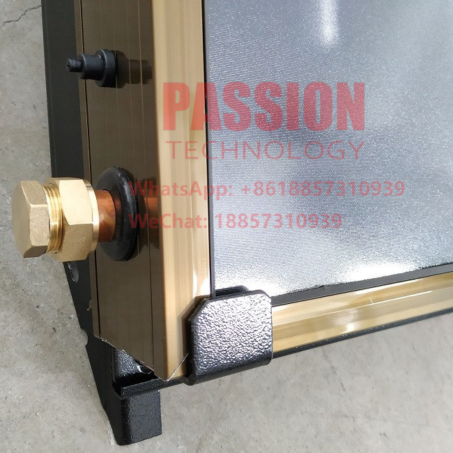 Pressurized Flat Plate Solar Collector Glass Wool Insulation Solar Water Heater