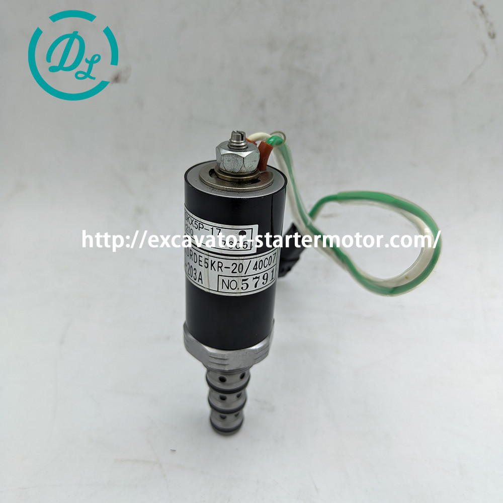 40C07-203A Excavator Hydraulic Pump Solenoid Valve KDRDE5KR-20 YN35V0004F1