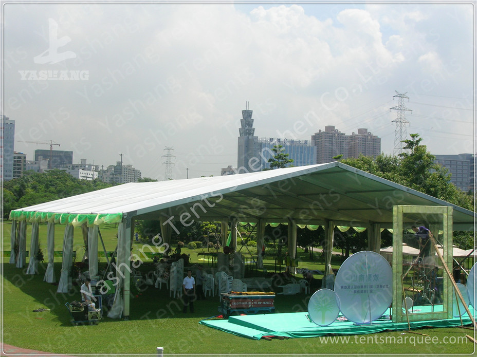 Exterior Luxury Decoration Portable Event Canopy Tent with Linings and Lights