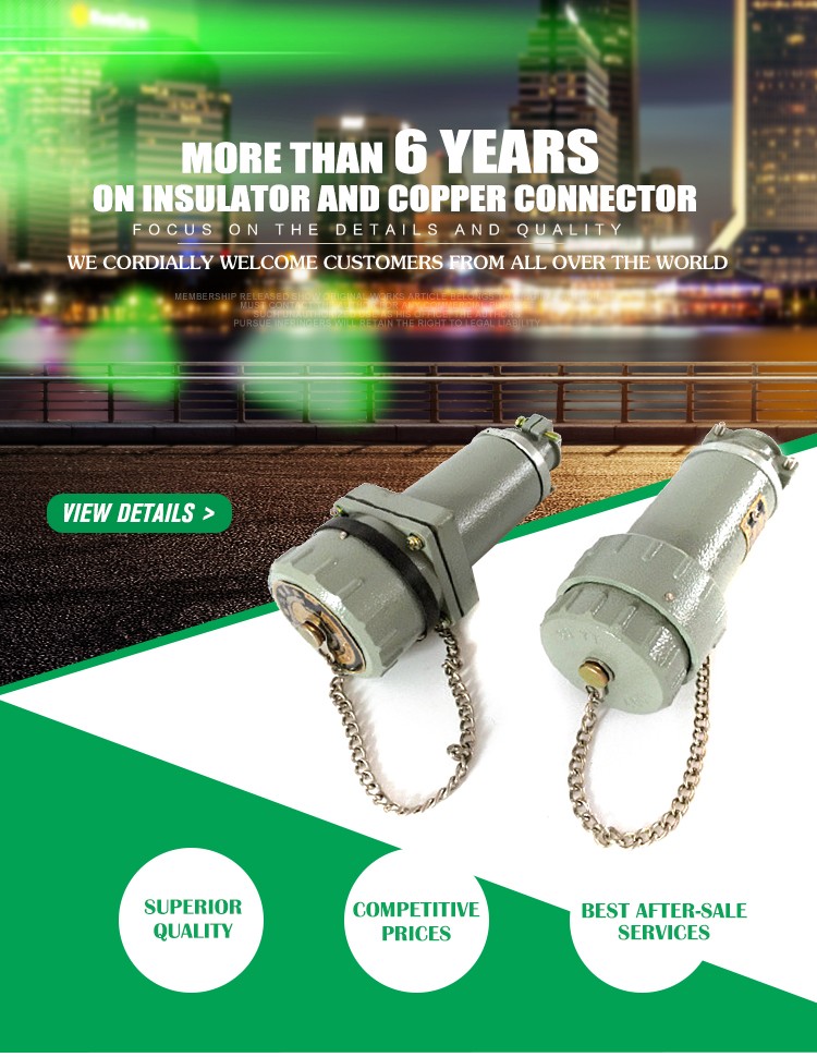 Electrical Explosion Proof Plug And Socket 3wire Non Sparking Connector