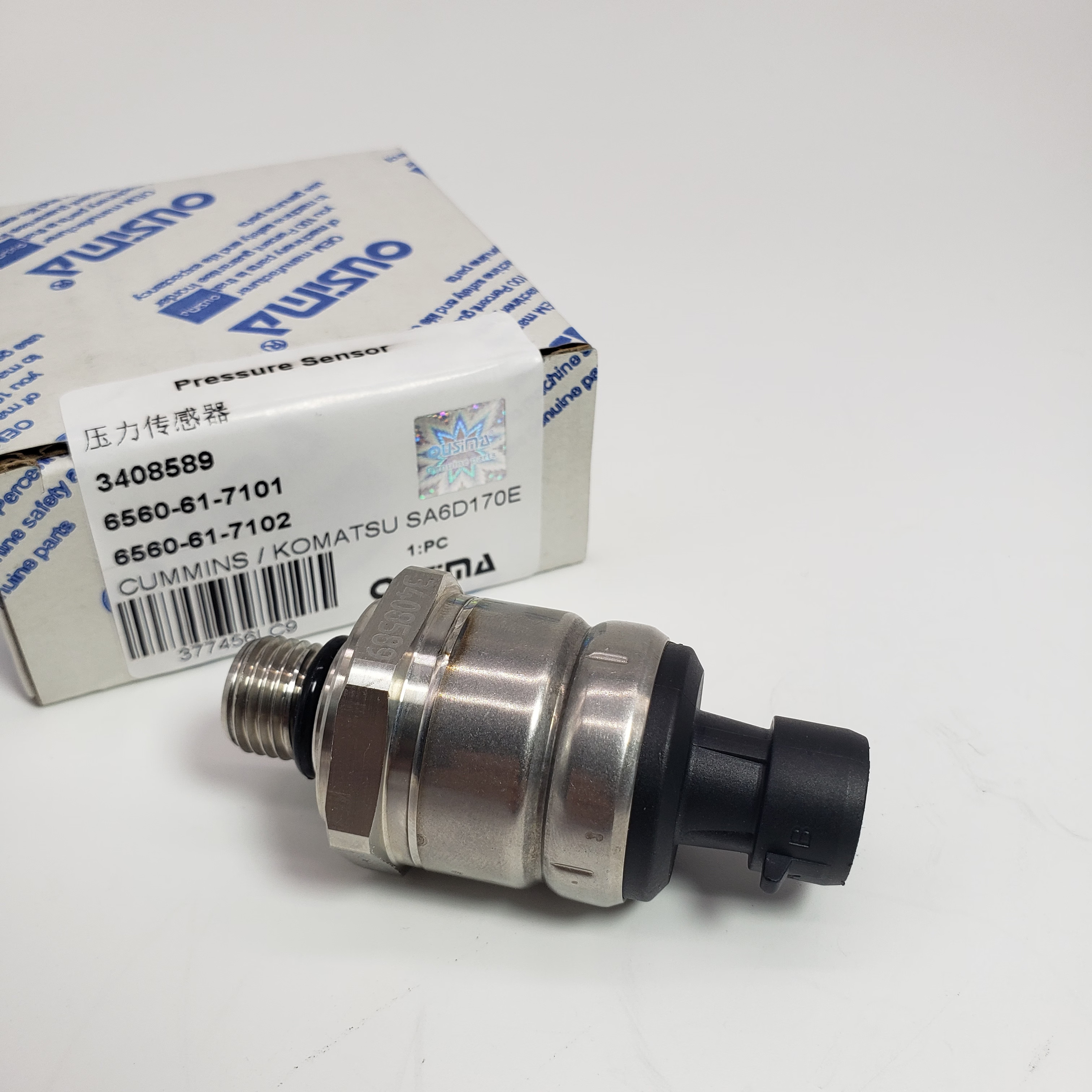3408589 Pressure Sensor 6560-61-7101 6560-61-7102 For Cummins Komatsu SA6D170E