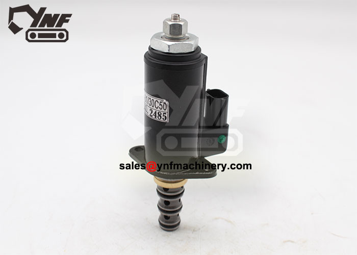 Safety Lock Solenoid Valve 2436R884F1 2436R884S801 For Kobelco SK120