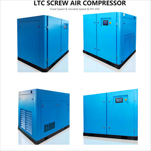 Variable Speed 55KW Oil Lubricated 10 Bar Silent Air Compressor Stable Durable