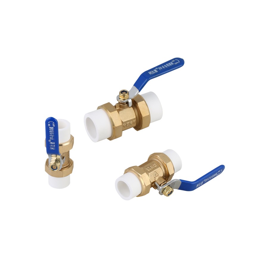 Fixed Brass Lockable Ball Valve 1.0-1.6Mpa Pressure