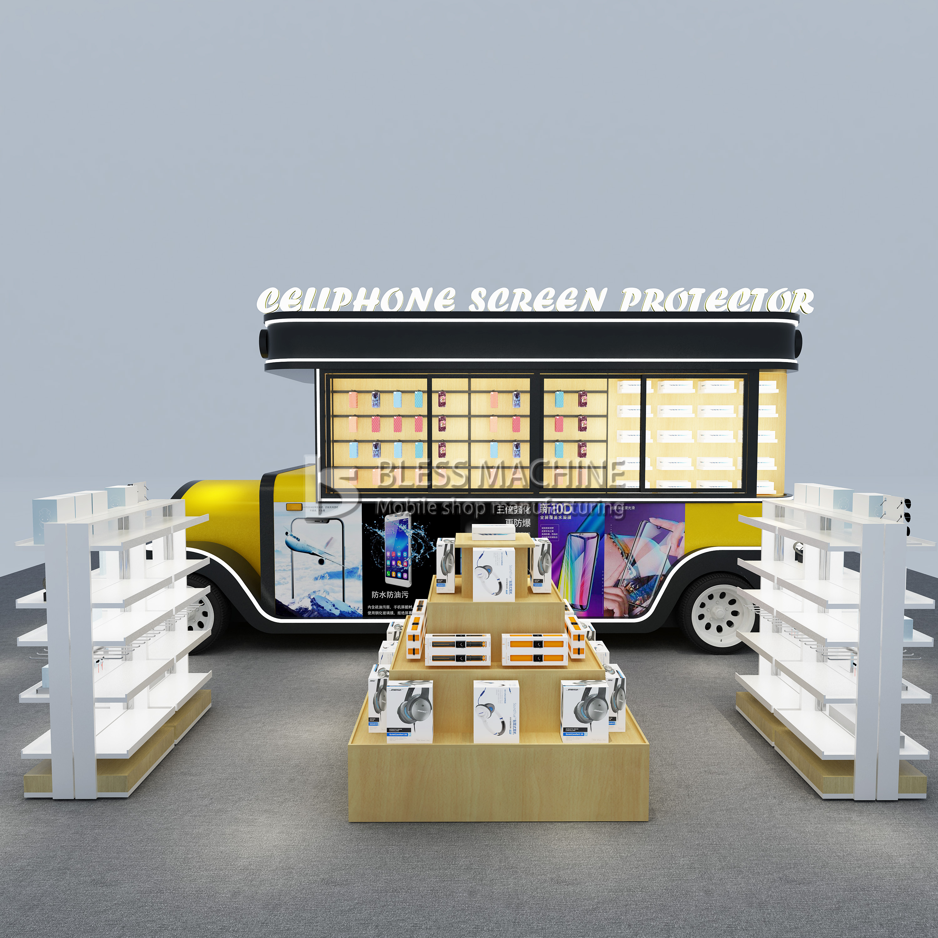 Powerful Multipurpose Mobile Electric Tricycle for Fast Food and Drinks Outlet 2022