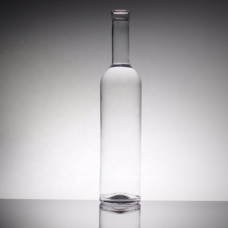 Clear or Customized Bottle Color Personalized Vodka Glass Bottle for Bulk Orders