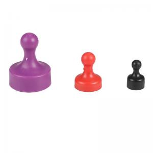 China Pawn Shape Whiteboard Magnetic Button Pins Colorful For School Home Office on sale