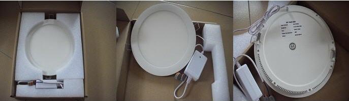 SMD 3528 LED Panel Light, Diameter 240mm 15W, LED Ceiling Panel Lighting Fixture