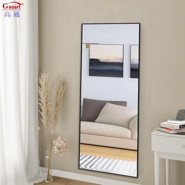 Compact Salon Furniture Luxury Silver Mirror for Bathroom Entrance in Dressing