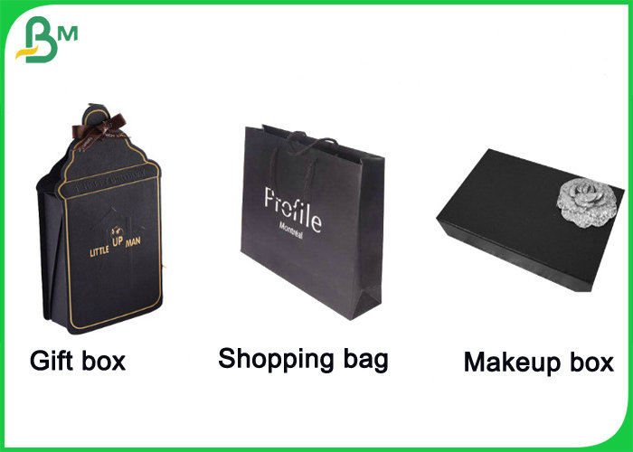 100% Wood Pulp 300g Large Black Chipboard Sheets For Gift Box 70 x 100cm 