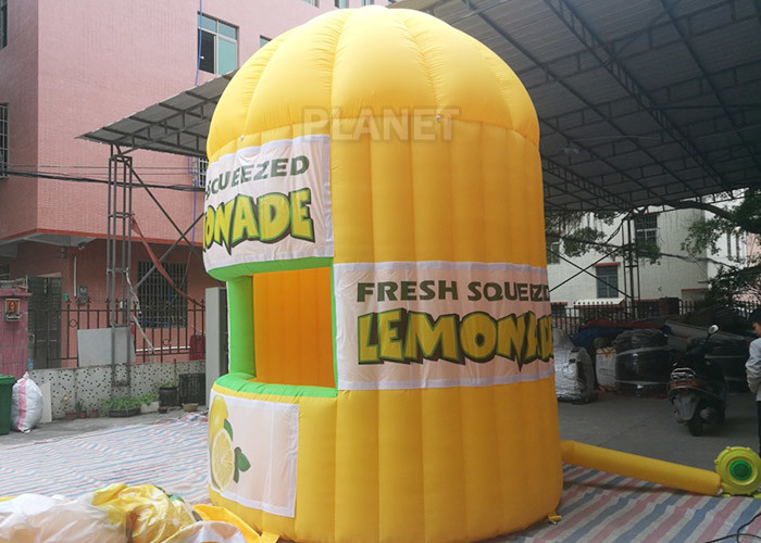 Advertising Portable Concession Inflatable Lemonade Booth Lemonade Stand Display